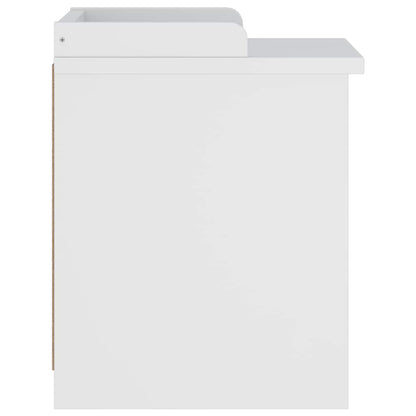 Sittebenk Gangbenk SANDNES Hvit 45x40x50 cm heltre furu