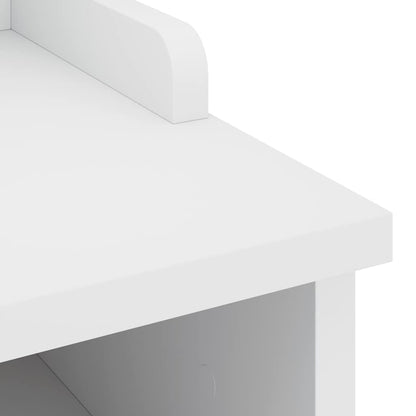 Sittebenk Gangbenk SANDNES Hvit 45x40x50 cm heltre furu