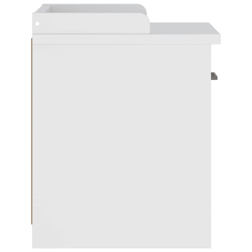 Sittebenk Gangbenk SANDNES Hvit 45x40x50 cm heltre furu