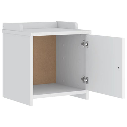 Sittebenk Gangbenk SANDNES Hvit 45x40x50 cm heltre furu