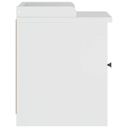 Sittebenk Gangbenk SANDNES Hvit 45x40x50 cm heltre furu