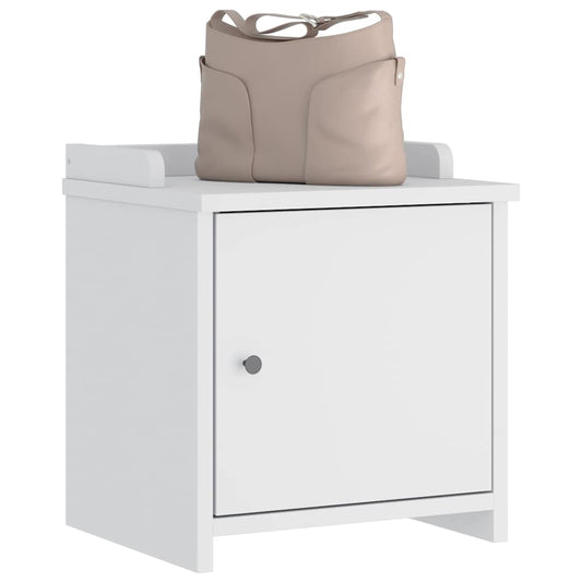 Sittebenk Gangbenk SANDNES Hvit 45x40x50 cm heltre furu