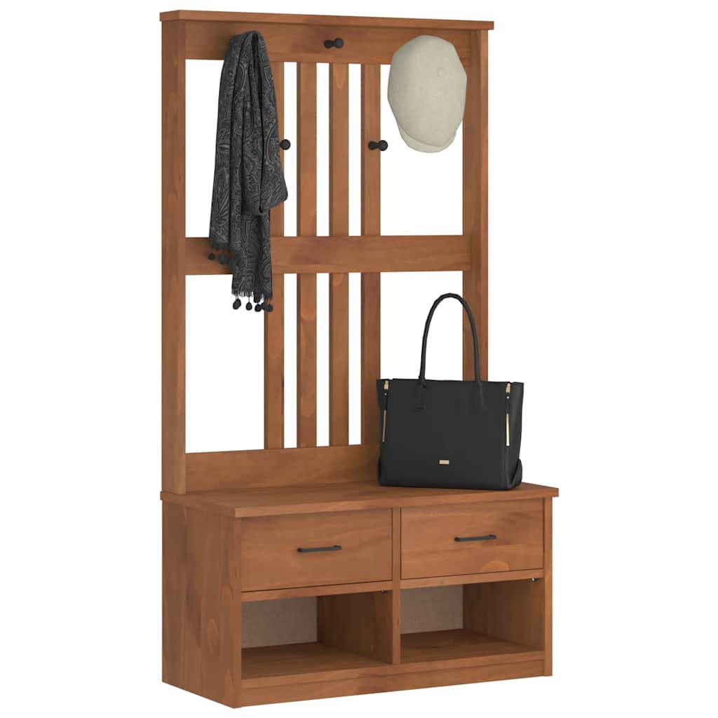 Hallmøbel Halltre SANDENS 87x40x159,5 cm heltre furu