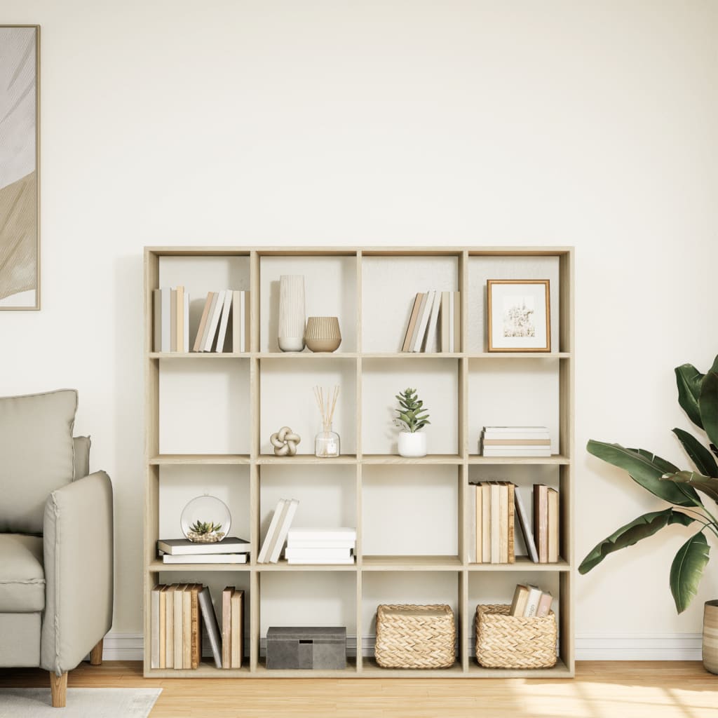 Bokhylle Sonoma Eik 137,5x29x137,5 cm