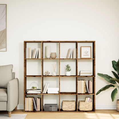 Bokhylle Gammelt Tre 137,5x29x137,5 cm