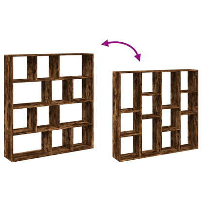 Bokhylle Røkt Eik 132x29x141,5 cm