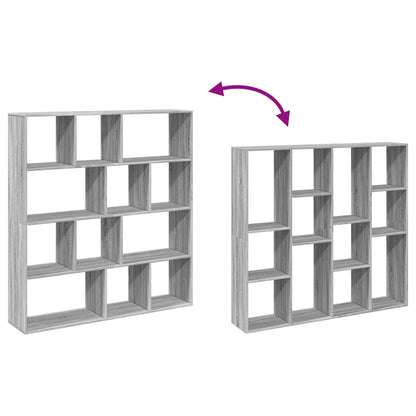 Bokhylle Sonoma Grå 132x29x141,5 cm