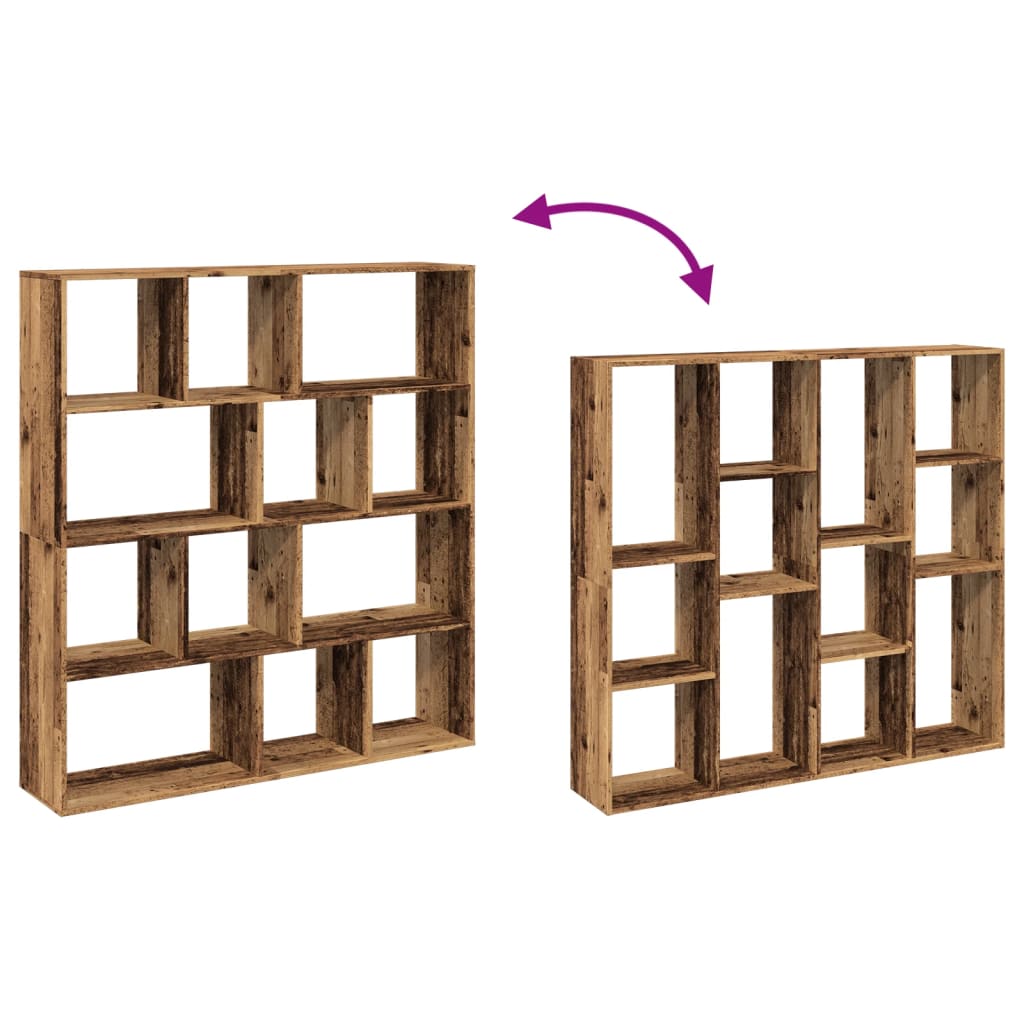 Bokhylle Gammelt Tre 132x29x141,5 cm