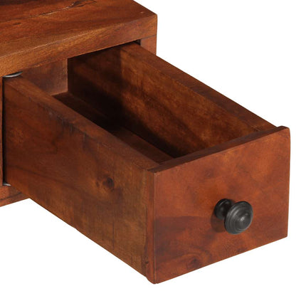 Veggspeil Tre heltre akasie med skuffer 60x33x90 cm heltre akasie