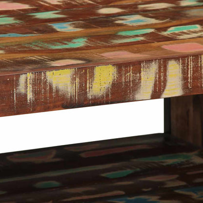 Salongbord Sofabord Tre Gjenvunnet Heltre flerfarget 70x50x38 cm