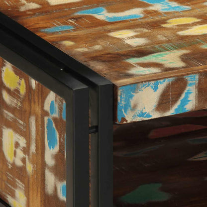 Salongbord Sofabord Tre Gjenvunnet Heltre flerfarget 50x50x38 cm