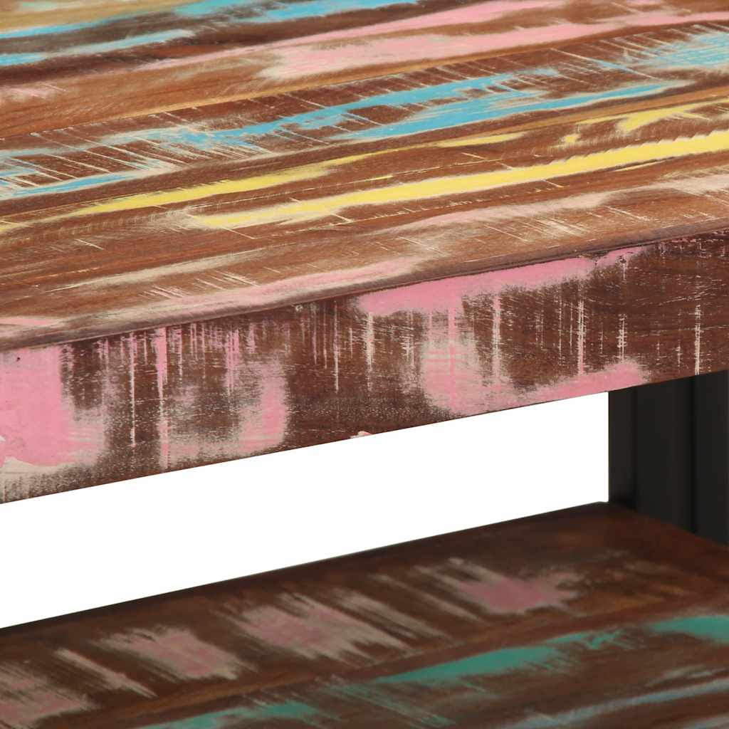 Salongbord Sofabord Tre Gjenvunnet Heltre flerfarget 70x50x38 cm