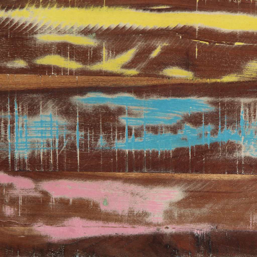 Salongbord Sofabord Tre Gjenvunnet Heltre flerfarget 70x50x38 cm