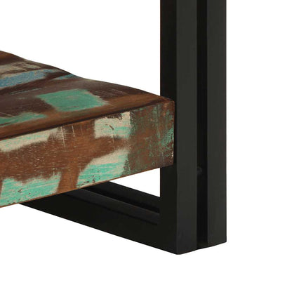 Salongbord Sofabord Tre Gjenvunnet Heltre flerfarget 50x50x38 cm