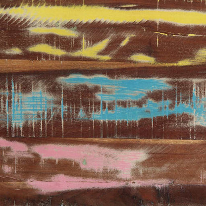 Salongbord Sofabord Tre Gjenvunnet Heltre flerfarget 50x50x38 cm