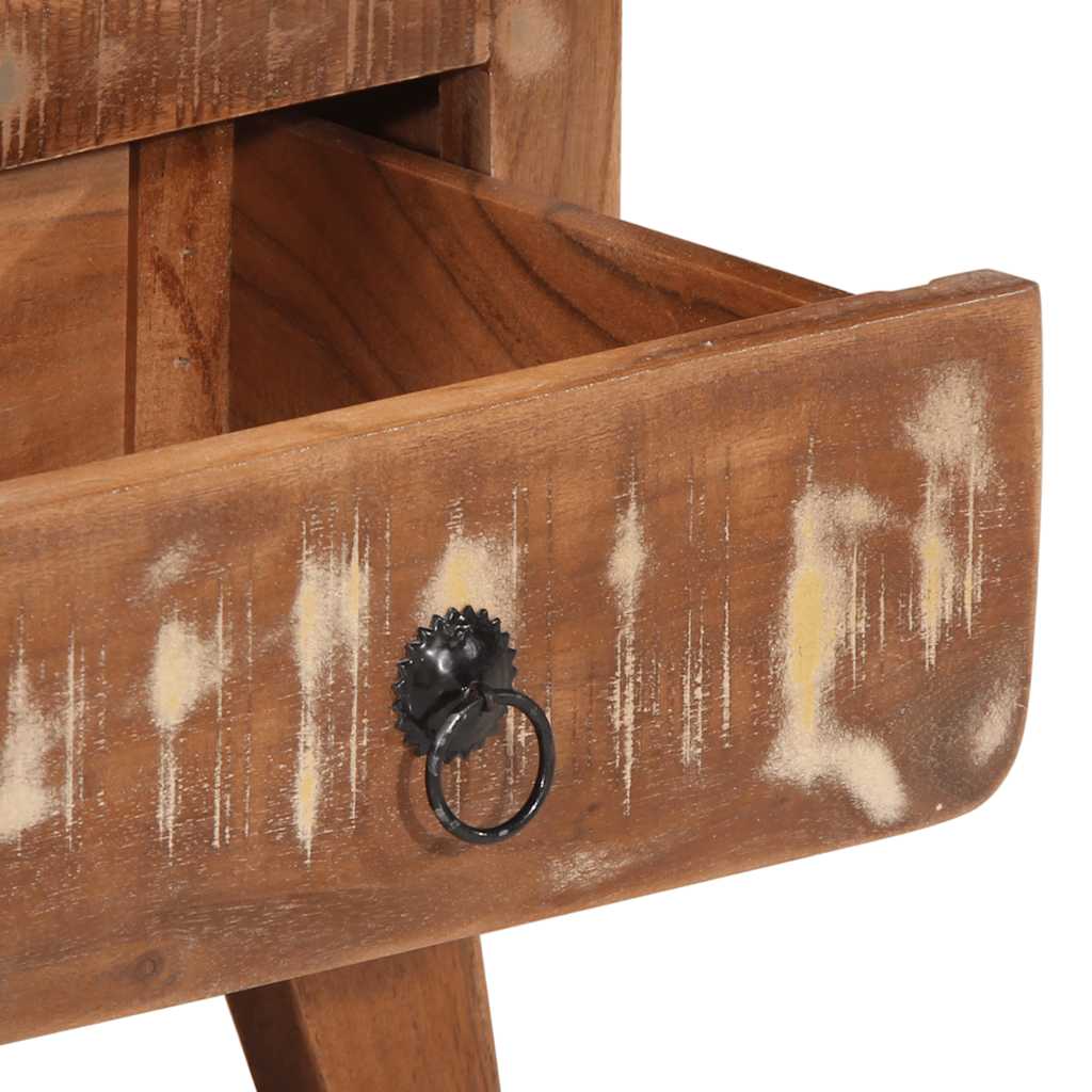 Nattbord Sengbord Tre Gjenvunnet Heltre 40x32x46 cm