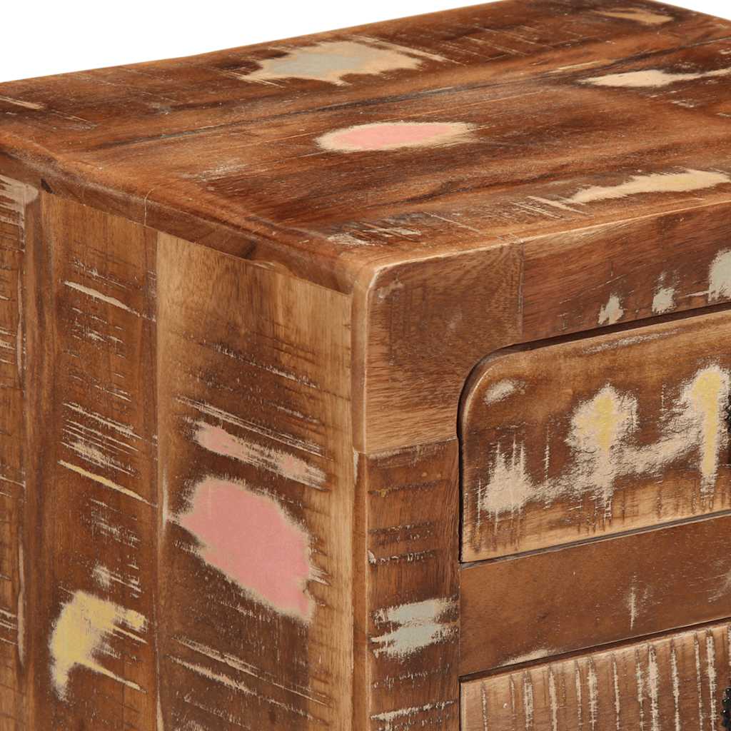 Nattbord Sengbord Tre Gjenvunnet Heltre 37x32x50 cm