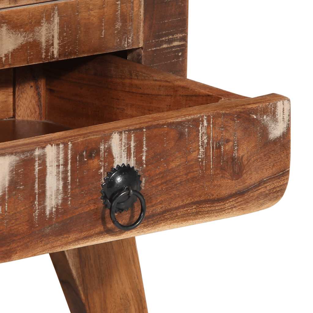 Nattbord Sengbord Tre Gjenvunnet Heltre 37x32x50 cm