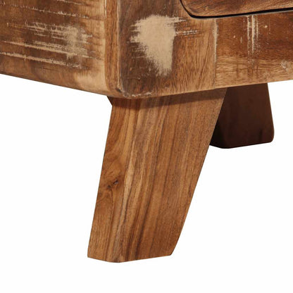 Nattbord Sengbord Tre Gjenvunnet Heltre 37x32x50 cm