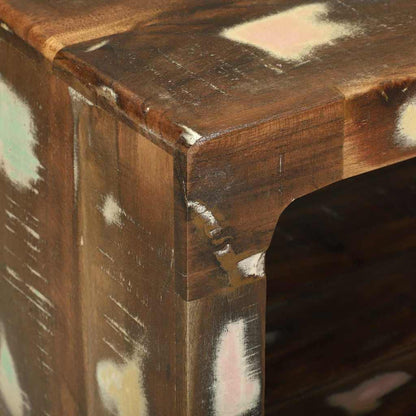 Salongbord Sofabord Tre Flerfarget 90 x 50 x 35 cm gjenvunnet heltre