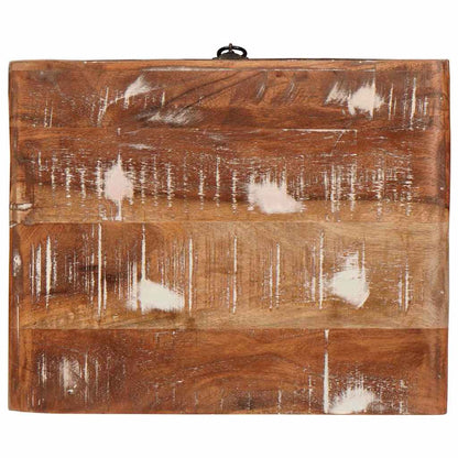 Sidebord Tre Flerfarget 40 x 32 x 46 cm gjenvunnet heltre