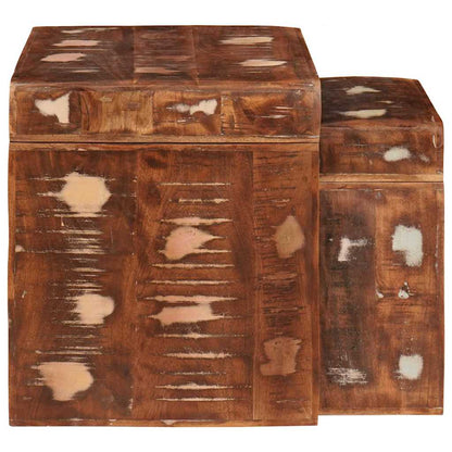 Sidebord Tre Flerfarget gjenvunnet heltre