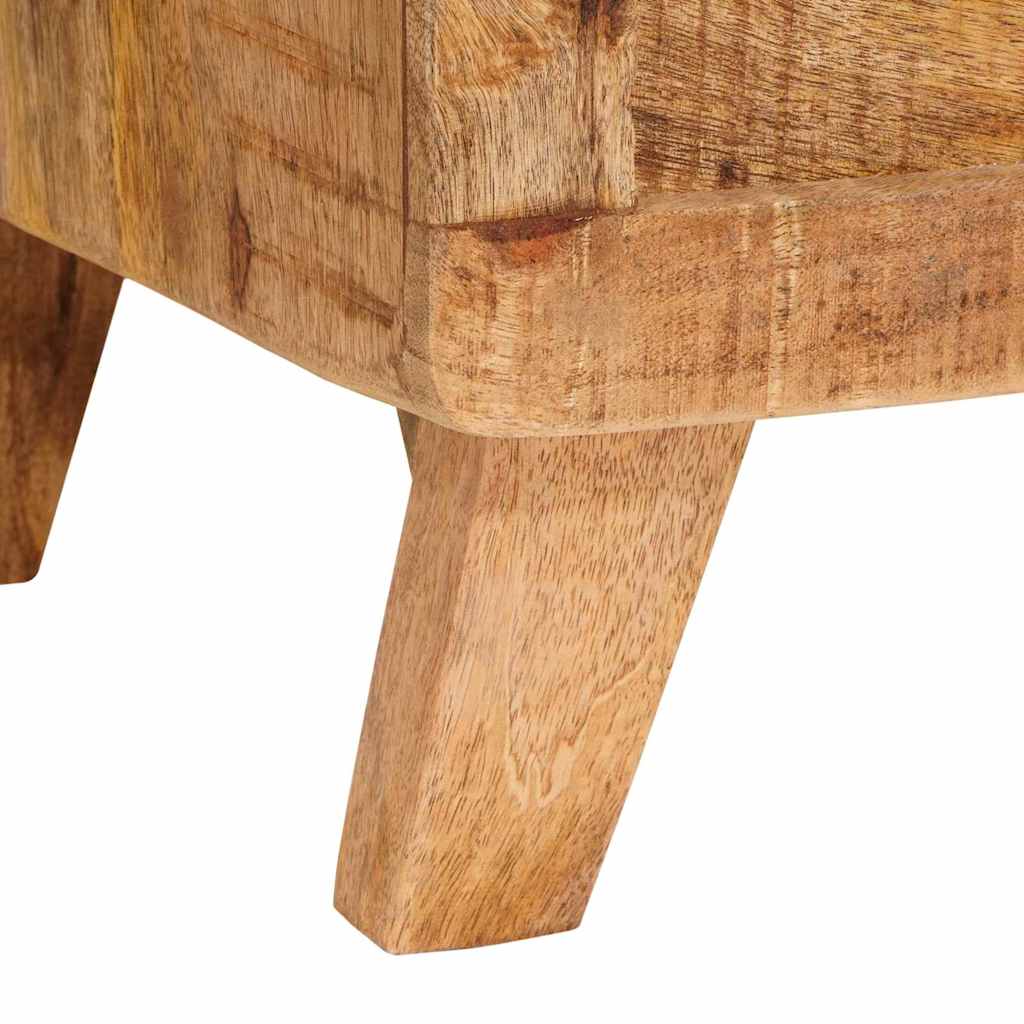 Oppbevaringskiste med lagring med lås 70 x 35 x 40 cm heltre mango