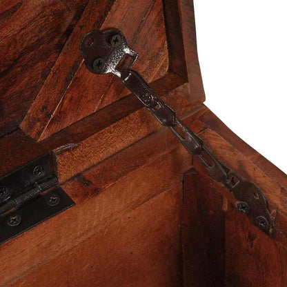 Oppbevaringskiste med lagring 70 x 35 x 40 cm gjenvunnet heltre