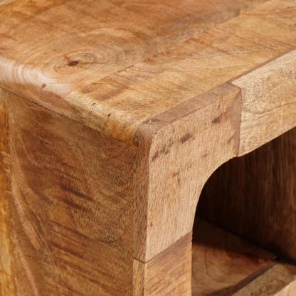 Vinstativ Vinhylle Veggmontert Brun 44 x 30 x 35 cm heltre mango