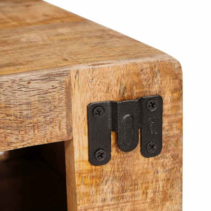 Vinstativ Vinhylle Veggmontert Brun 44 x 30 x 35 cm heltre mango