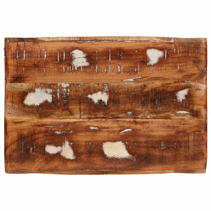 Vinstativ Vinhylle Veggmontert Brun 44 x 30 x 35 cm Solid gjenvunnet tre