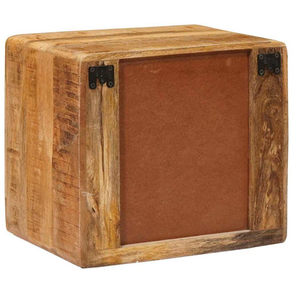 Nattbord Sengbord Tre Vegghengt med skuff Brun 40 x 30 x 36 cm heltre mango