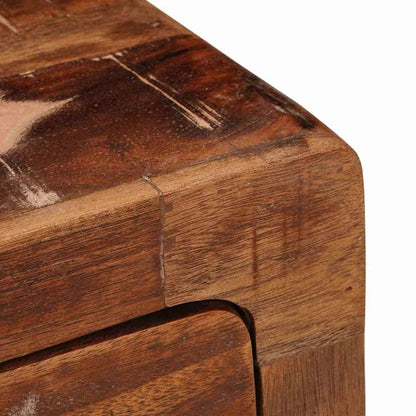 Nattbord Sengbord Tre Vegghengt Flerfarget 40 x 30 x 36 cm gjenvunnet heltre