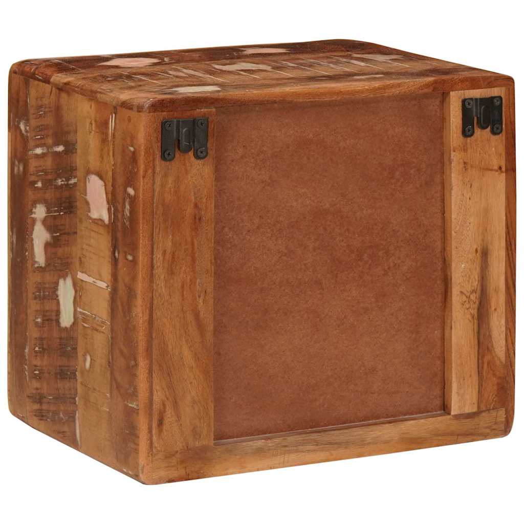 Nattbord Sengbord Tre Vegghengt Flerfarget 40 x 30 x 36 cm gjenvunnet heltre