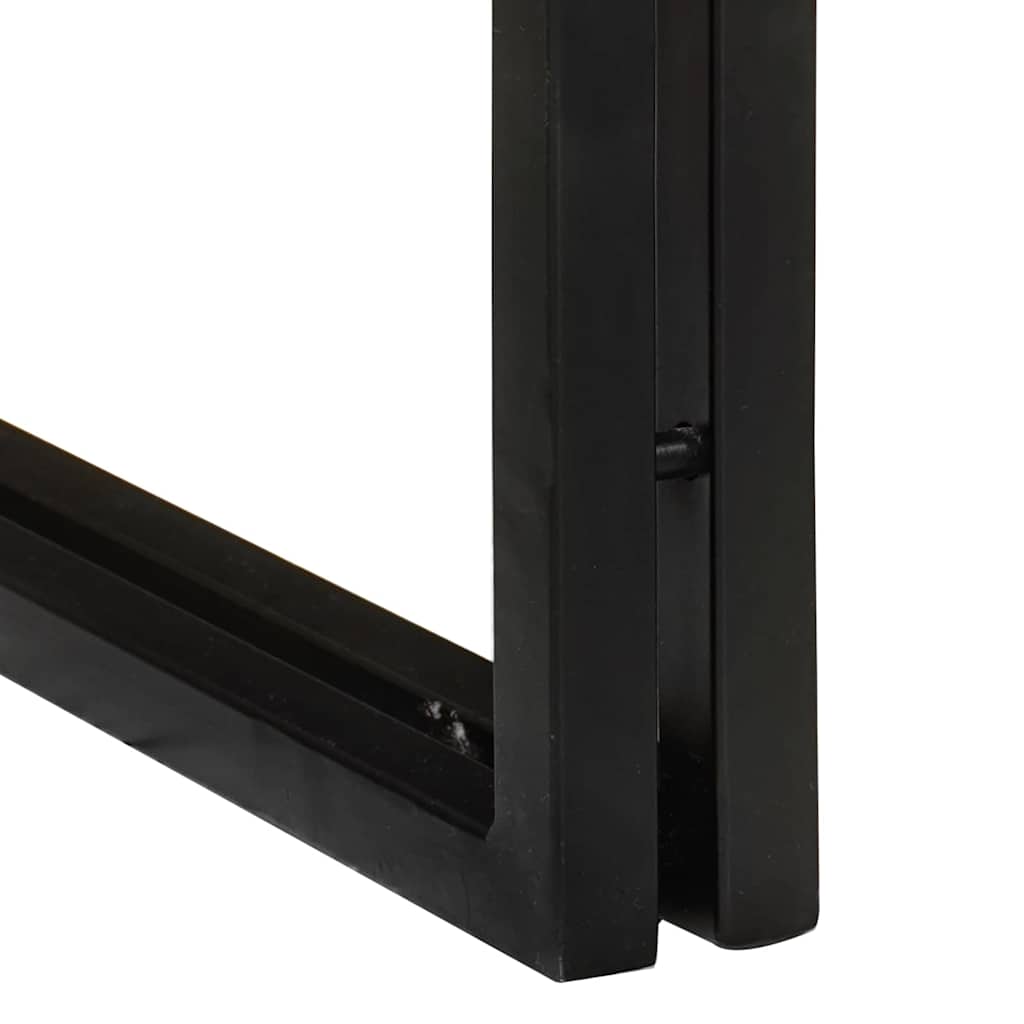 Salongbord Sofabord Tre 3 stk Solid grov mango Tre og et metall