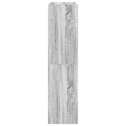 Skoskap Skohylle Skobenk Sonoma Grå 60x25x100 cm
