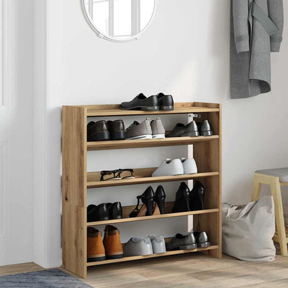 Skoskap Skohylle Skobenk Artisan Eik 80x25x81 cm