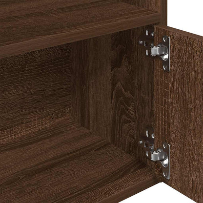 Bokhylle Brun Eik 31x24x127 cm