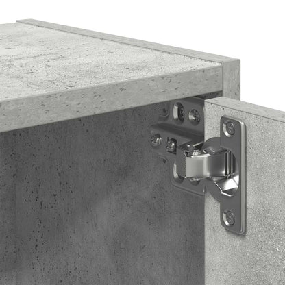 Bokhylle Betonggrå 40x24x102 cm