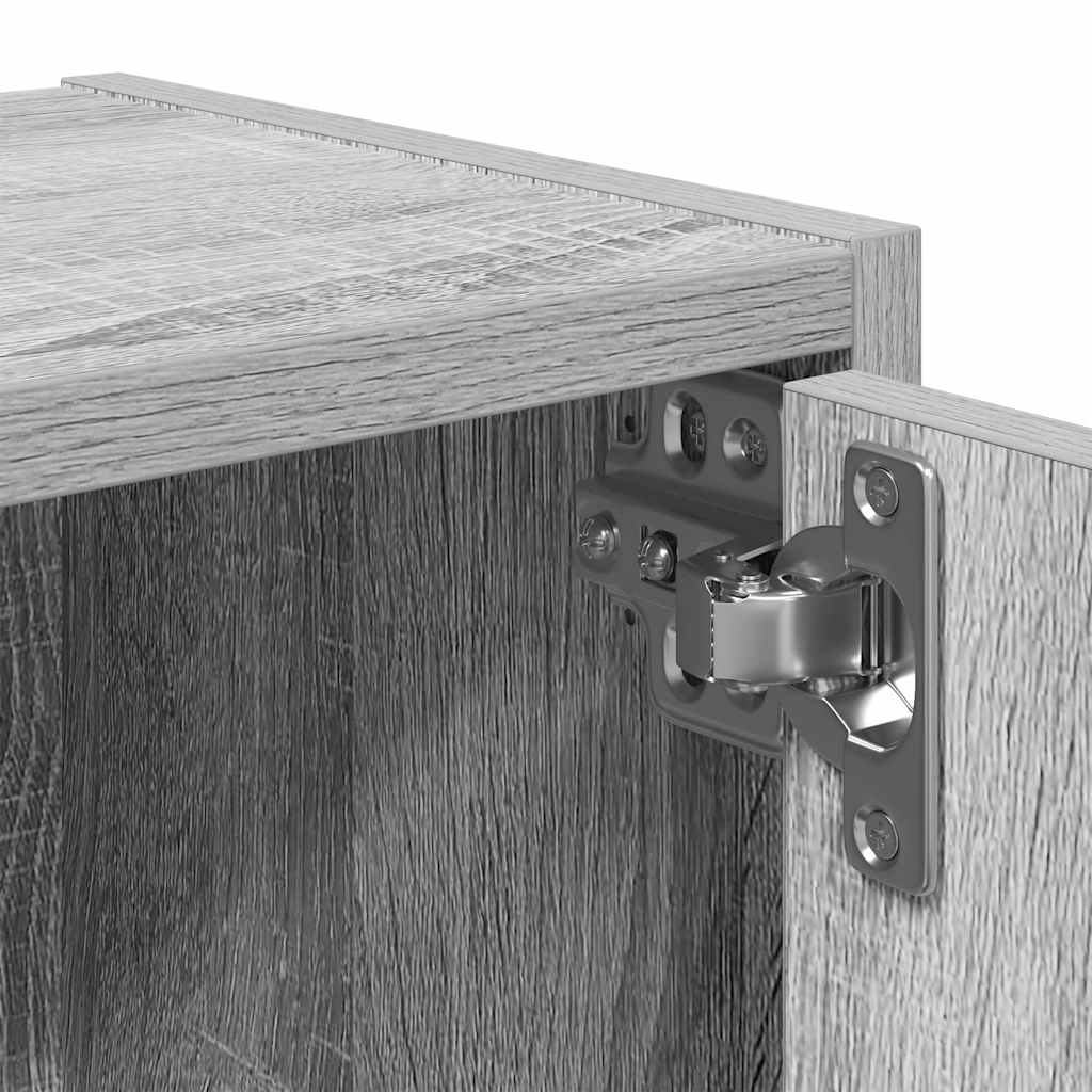 Bokhylle Sonoma Grå 40x24x102 cm