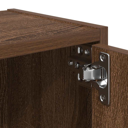 Bokhylle Brun Eik 40x24x102 cm