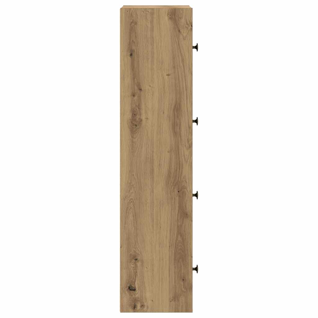 Bokhylle Artisan Eik 40x24x102 cm