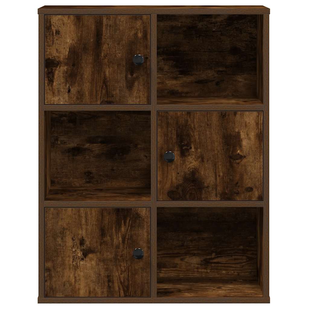 Bokhylle Røkt Eik 60x24x76,5 cm