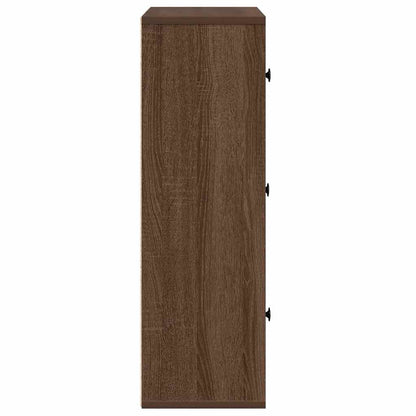 Bokhylle Brun Eik 60x24x76,5 cm