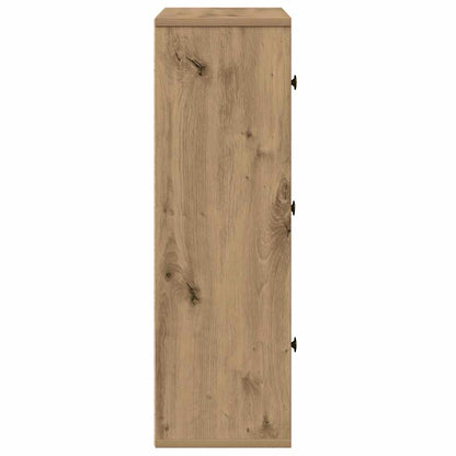 Bokhylle artisan eik 60x24x76,5 cm konstruert tre