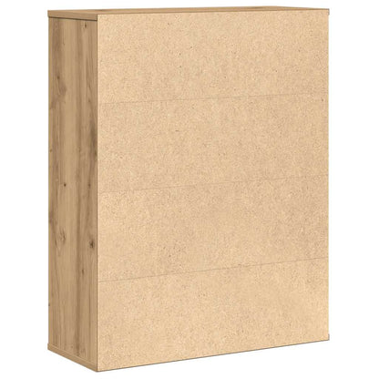 Bokhylle artisan eik 60x24x76,5 cm konstruert tre