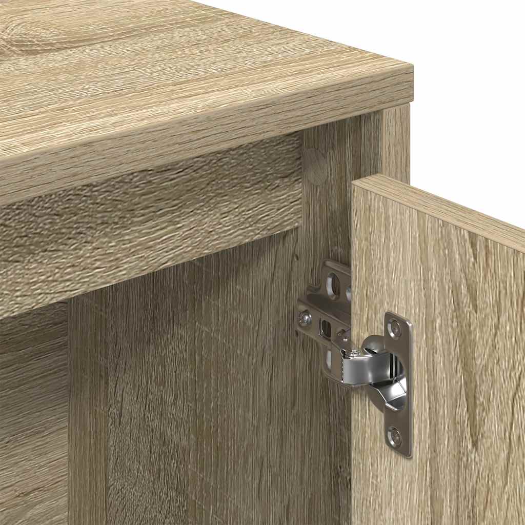 Bokhylle Sonoma Eik 89x24x101,5 cm