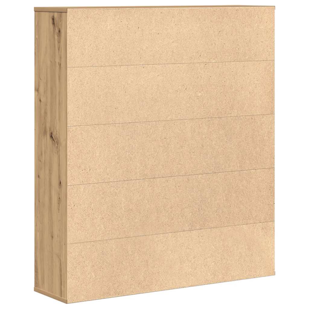 Bokhylle Artisan Eik 89x24x101,5 cm