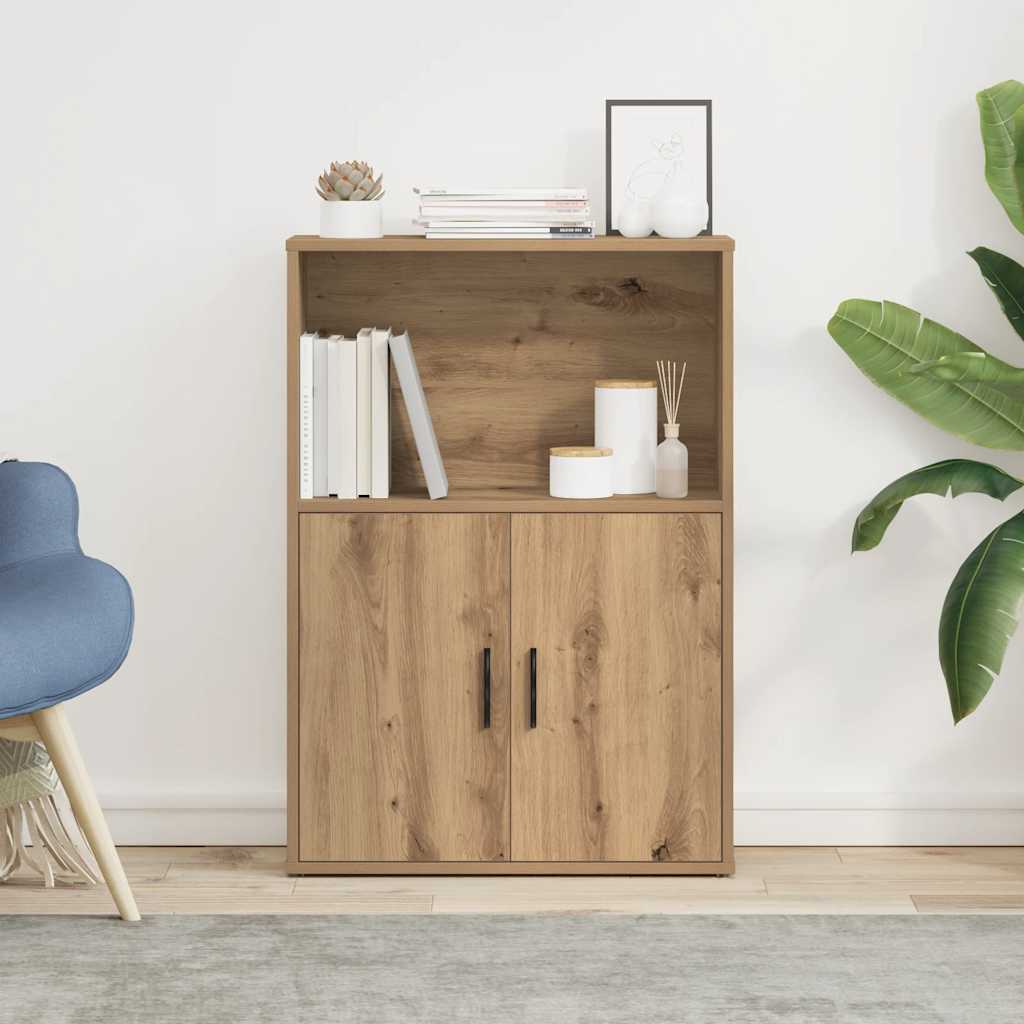 Bokhylle Artisan Eik 60x24x85 cm
