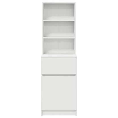 Nattbord Sengbord Hvit 39x35x125 cm